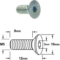 VIS M5 X LONG.9