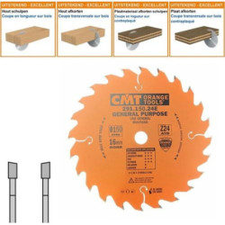 Lame circulaire CMT - Ø 150...