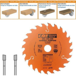 Lame circulaire CMT - Ø 150...