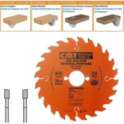 Lame circulaire CMT - Ø 165...