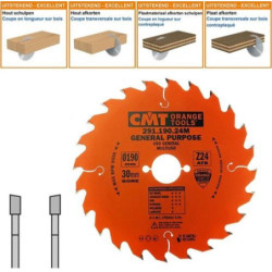 Lame circulaire CMT - Ø 190...