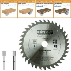 Lame circulaire CMT - Ø 210...