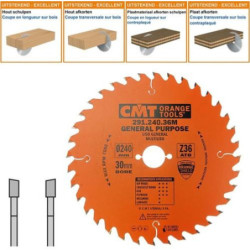 Lame circulaire CMT - Ø 240...