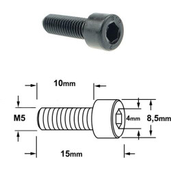 VIS M5 X 10 X 15