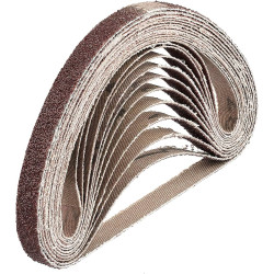 Lot de 10 Bandes abrasives...