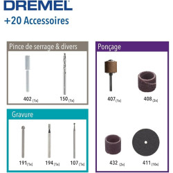 kit travail du bois dremel