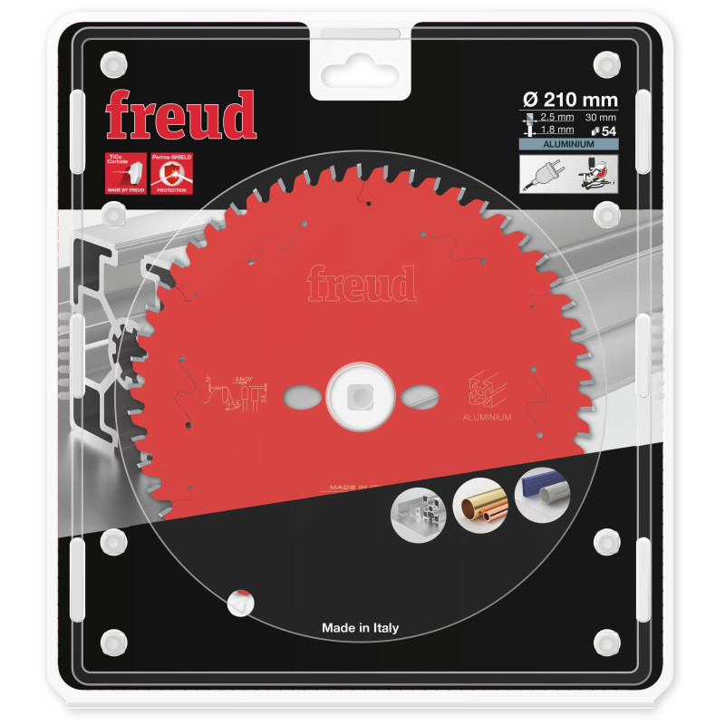 Lame circulaire ALU Ø210 x 30mm - 2,5/1,8 - Z54 - Freud FR15A001M