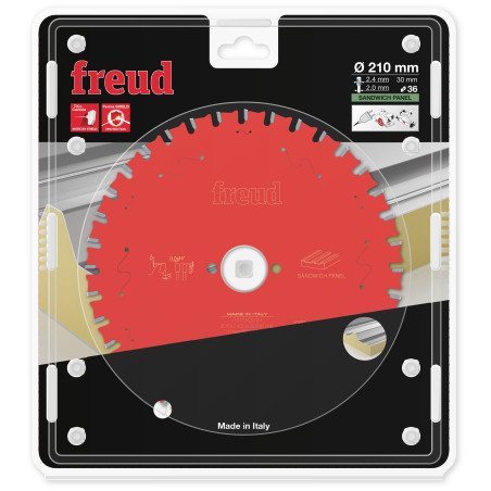 Lame circulaire SANDWICH Ø210 x 30mm - 2,4/2,0 - Z36 - Freud FR15X001H