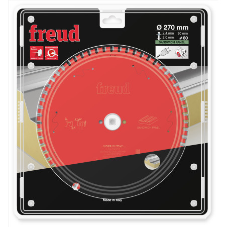 Lame circulaire SANDWICH Ø270 x 30mm - 2,4/2,0 - Z60 - Freud FR27X001H